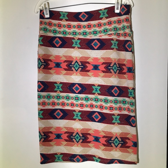 LuLaRoe Dresses & Skirts - LuLaRoe Cassie Aztec/Southwest Pencil Skirt